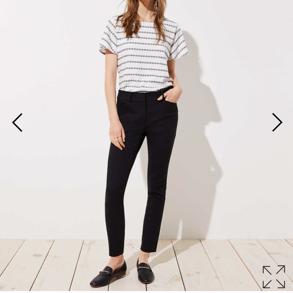 Loft Marisa Skinny Ankle Pant Petite Size 4 NWT
